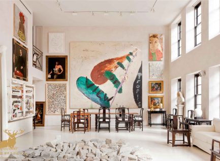 usage of pictures and paintings in your living room