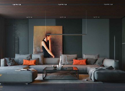 usage of pictures and paintings in your living room