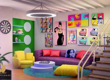 رنگ هایی که در طراحی داخلی استفاده می نماییم